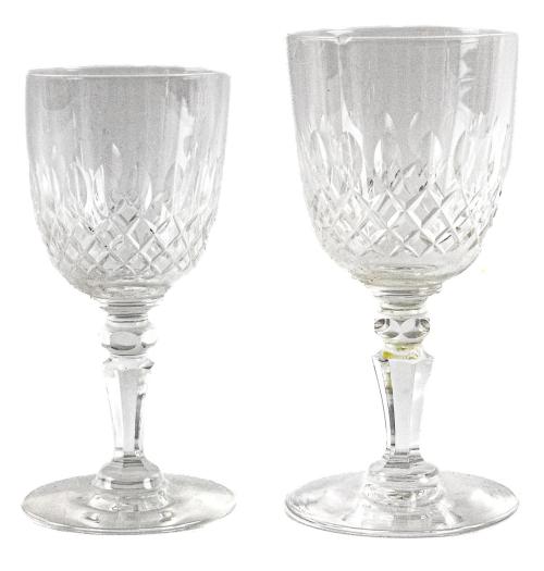 BOTELLA Y SEIS COPAS DE CRISTAL