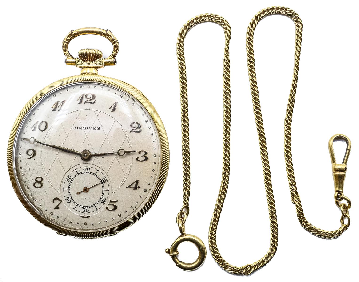 RELOJ DE BOLSILLO LONGINES, AÑOS 20