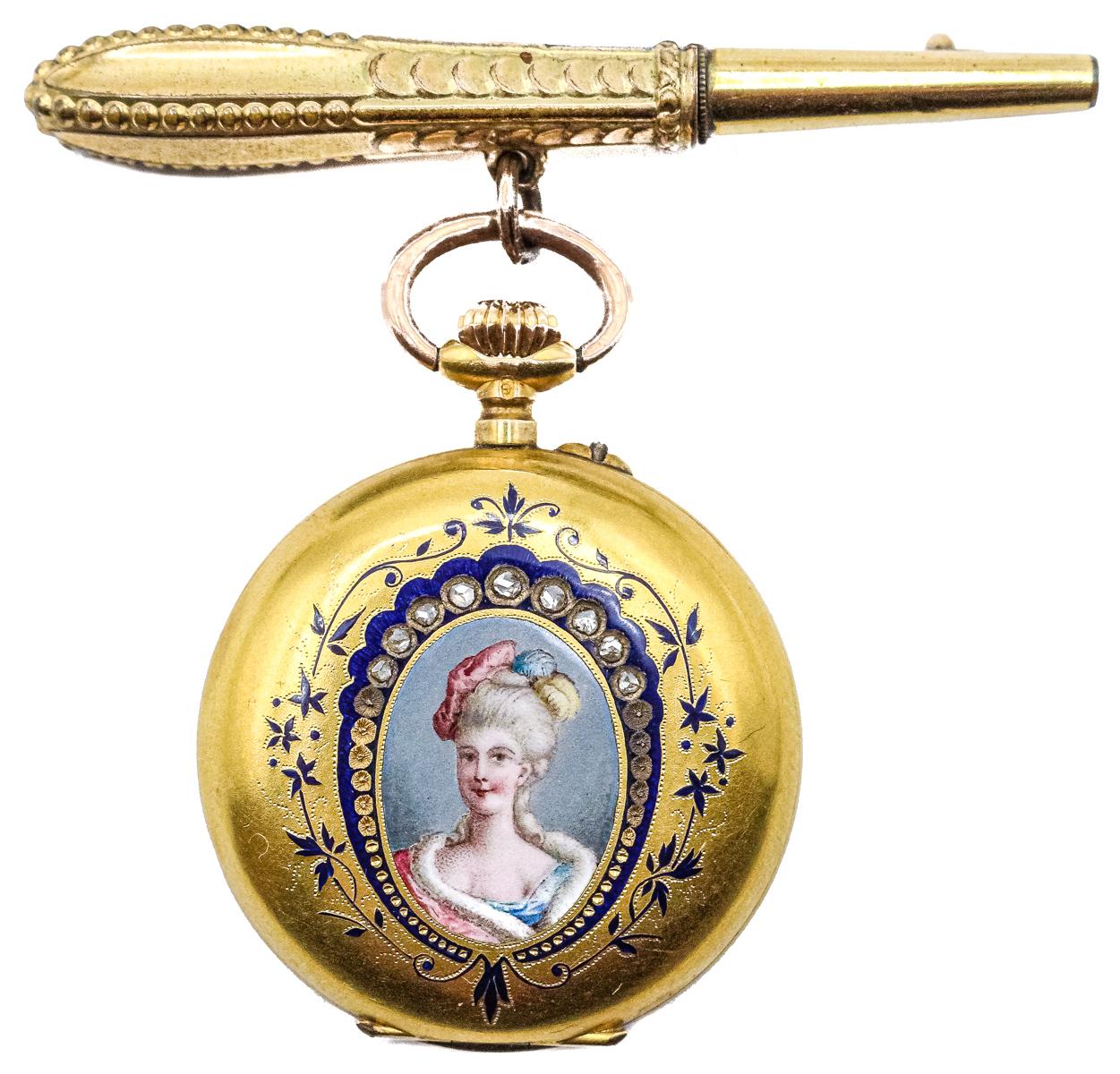 RELOJ DE BOLSILLO DE DAMA DEL S.XIX