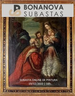 Subasta Pintura Online Navidad