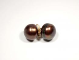 97 - PENDIENTES DORMILONAS CON PERLA