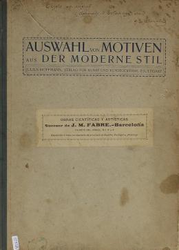 240 - "AUSWAHL VON MOTIVEN AUS DER MODERNE STIL"
