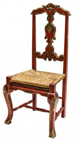 387 - SILLA CATALANA SIGUIENDO MODELOS DEL SIGLO XVIII