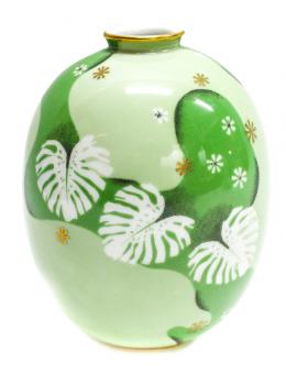 553 - JARRÓN DE PORCELANA ALEMANA