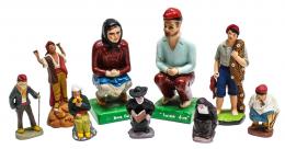512 - LOTE DE FIGURAS DE PESEBRE