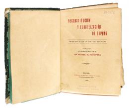 282 - "RECONSTITUCIÓN Y EUROPEIZACIÓN DE ESPAÑA"
