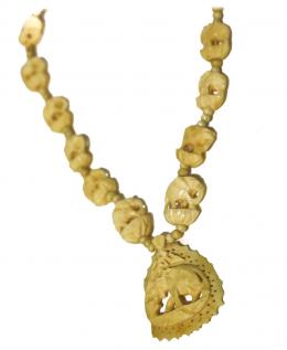 90 - COLLAR AFRICANO EN HUESO