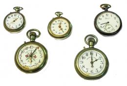 198 - COLECCIÓN DE 5 RELOJES DE BOLSILLO