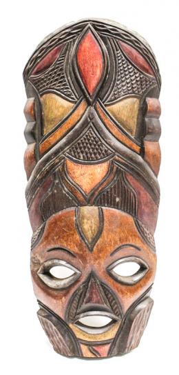 1056 - MÁSCARA TRIBAL DECORATIVA