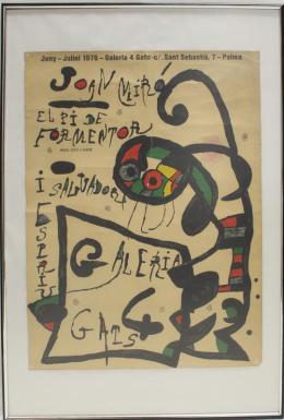 289 - CARTEL EXPOSICIÓN JOAN MIRÓ