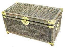 412 - BAUL ORIENTAL DE MIMBRE