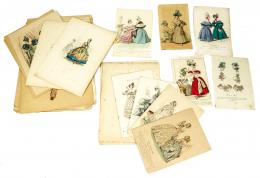 289 - GRAN LOTE DE LAMINAS DE MODA DEL S.XIX Y PRIMERA MITAD S.XX
