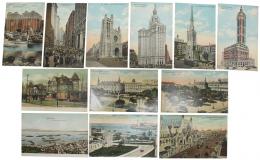 431 - LOTE DE POSTALES AMERICANAS DE LOS AÑOS 30