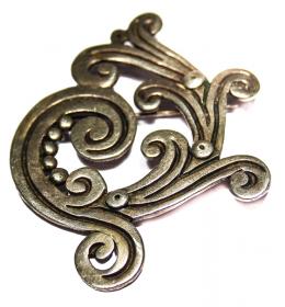 74 - BROCHE PLATA