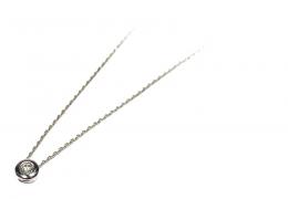 76 - CADENA Y COLGANTE CON BRILLANTE
