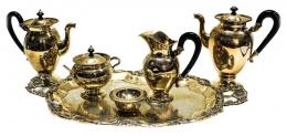 782 - SERVICIO DE CAFÉ EN PLATA