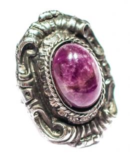 191 - SORTIJA PLATA ESTILO RENACENTISTA