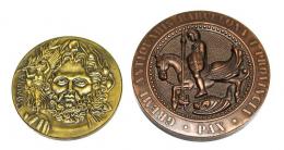 441 - DOS  MONEDAS CONMEMORATIVAS