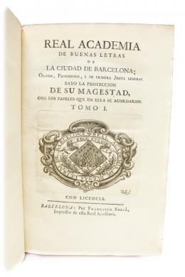 318 - "MEMORIAS DE LA REAL ACADEMIA DE ...