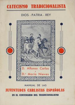281 - "CATECISMO TRADICIONALISTA"