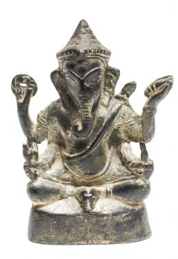 409 - "GANESHA" FIGURA ORIENTAL EN BRONCE