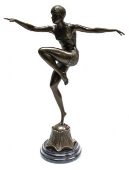 842 - FIGURA EN BRONCE "BAILARINA"