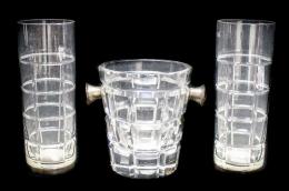 31 - CUBITERA Y DOS VASOS PARA COMBINADO