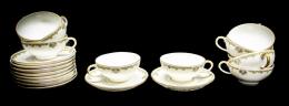 470 - CONJUNTO DE TAZAS DE TÉ DE LIMOGES