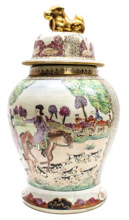 449 - TÍBOR EN PORCELANA CHINA