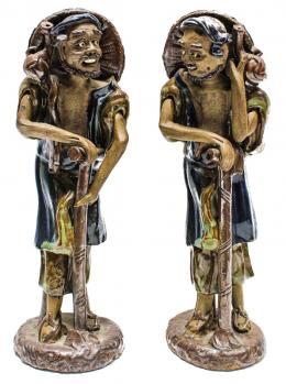 441 - PAREJA DE FIGURAS INDOCHINAS. AÑOS 30