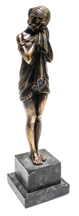 843 - FIGURA EN BRONCE "JOVEN LLORANDO"