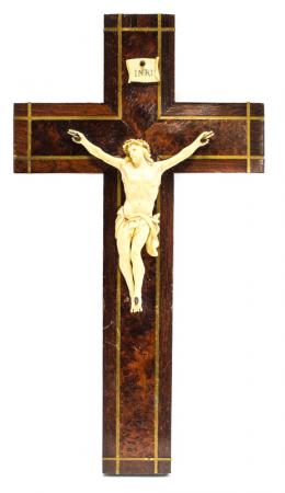 826 - CRISTO DE MARFIL DEL SIGLO XIX