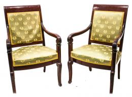 370 - PAREJA DE BUTACAS ESTILO IMPERIO