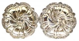 776 - PAREJA DE PLATOS EN PLATA