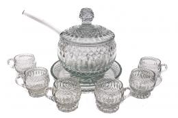 60 - PONCHERA CON SEIS TAZAS