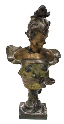 846 - FIGURA FRANCESA EN CALAMINA