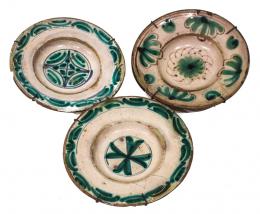 530 - TRES PLATOS ARAGONESES S.XVIII