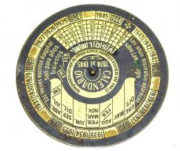 877 - CALENDARIO DE BOLSILLO EN METAL