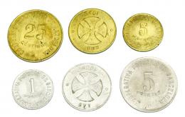 402 - LOTE DE SEIS MONEDAS