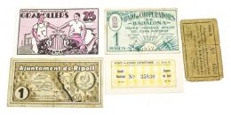 405 - SIETE BILLETES DE AYUNTAMIENTOS