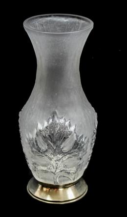 63 - JARRON FLORERO EN CRISTAL