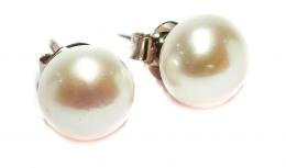 147 - PENDIENTES ORO Y PERLAS
