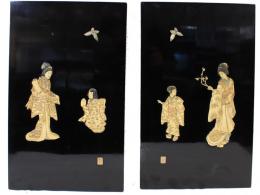 475 - PAREJA DE PLAFONES ORIENTALES