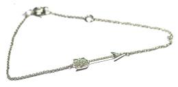 157 - PULSERA EN ORO BLANCO Y BRILLANTES
