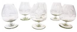 81 - SEIS COPAS DE BRANDY