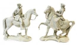 552 - PAREJA DE FIGURAS EN PORCELANA  ALEMANA