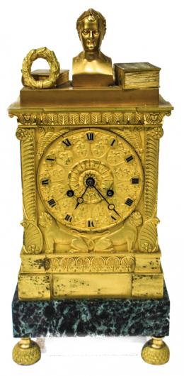 826 - RELOJ DE SOBREMESA IMPERIO. SIGLO XIX