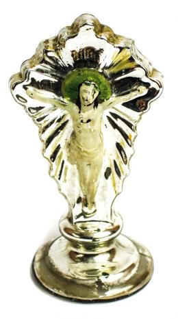 7 - "CRISTO CRUCIFICADO" EN CRISTAL DE LA GRANJA
