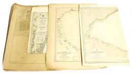 294 - CUATRO CARTAS MARINAS