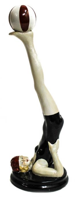 520 - FIGURA PORCELANA ESTILO ART DECÓ
